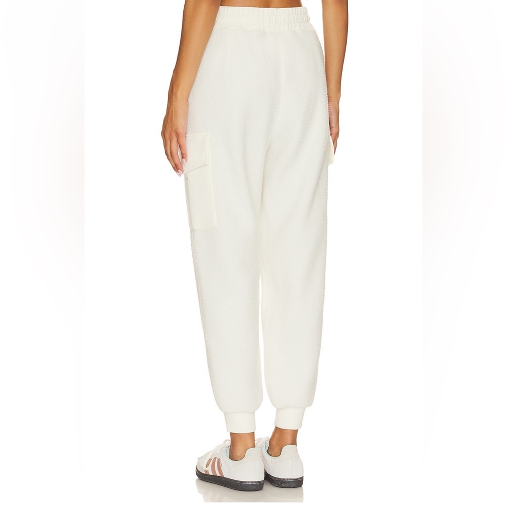 Varley Samson Relaxed Fleece Pant In Egret - Picture 3 of 5